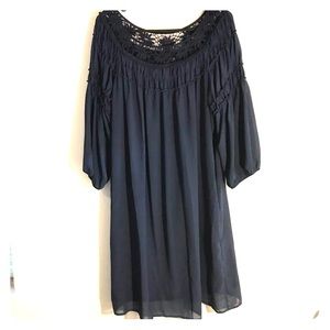 Women’s blue mini dress